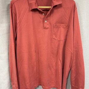 Lands End Mens Long sleeve Traditional Fit t shirt